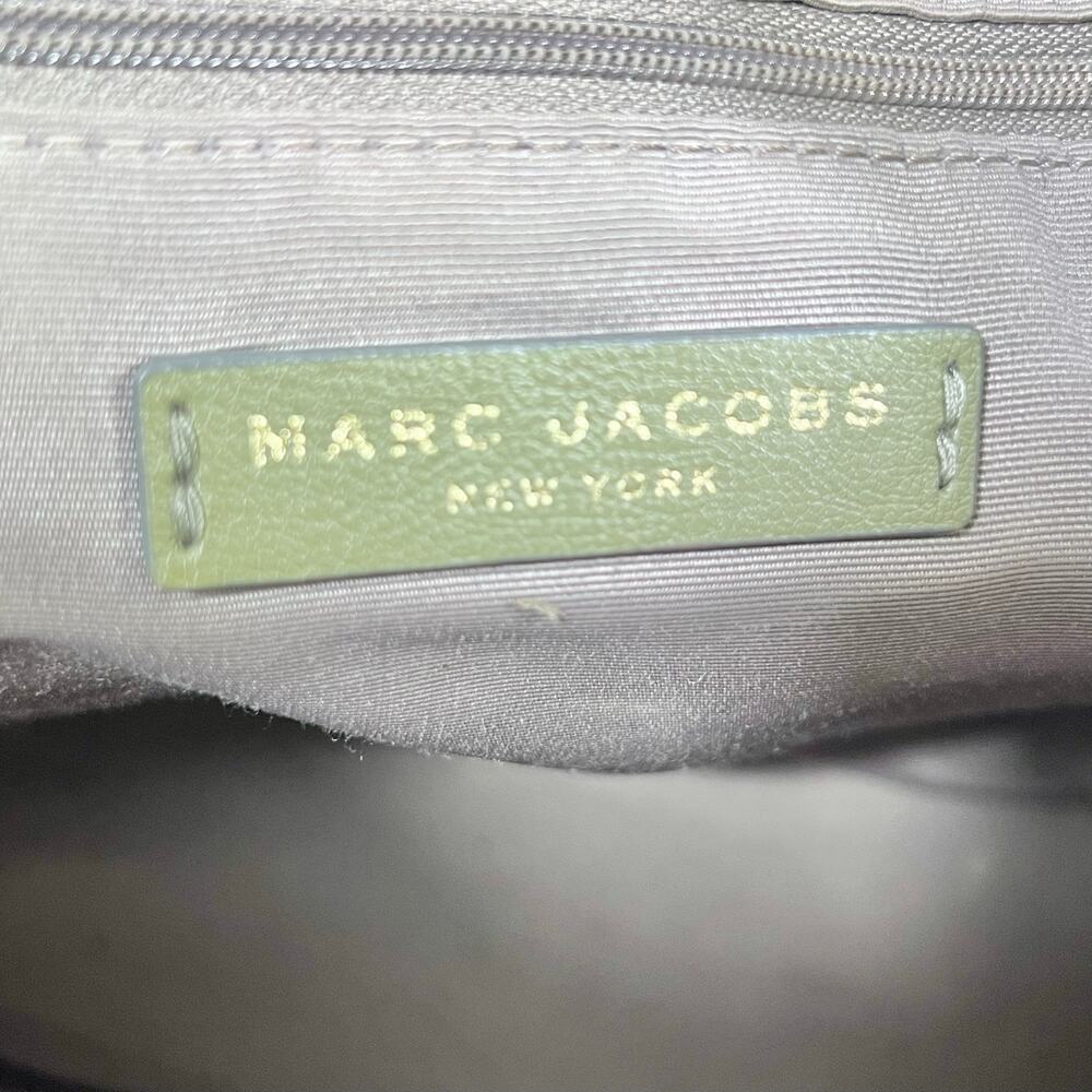 Marc Jacobs Leather Commuter Tote Bag Olive Green Shoulder Bag - Picture 5 of 16